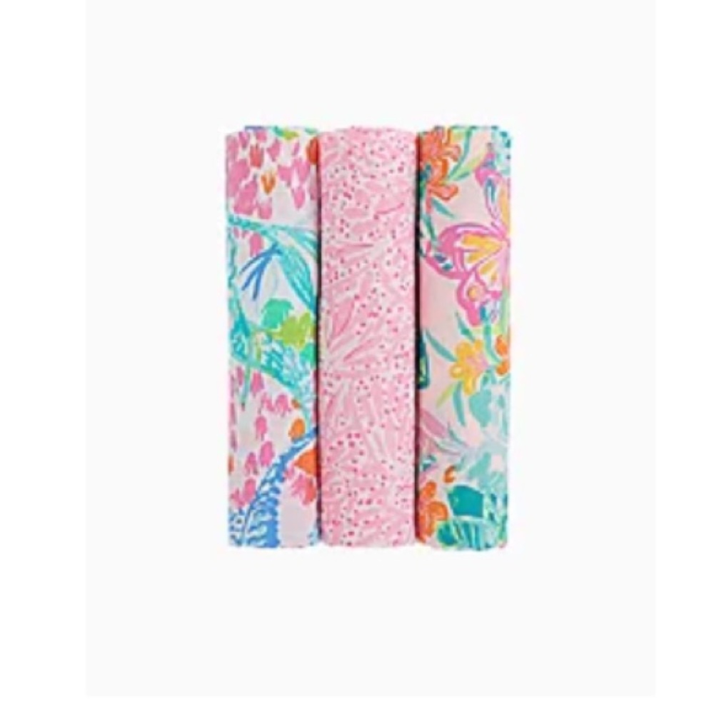 Lilly Pulitzer x Pottery Barn Kids Organic Muslin Swaddle Set